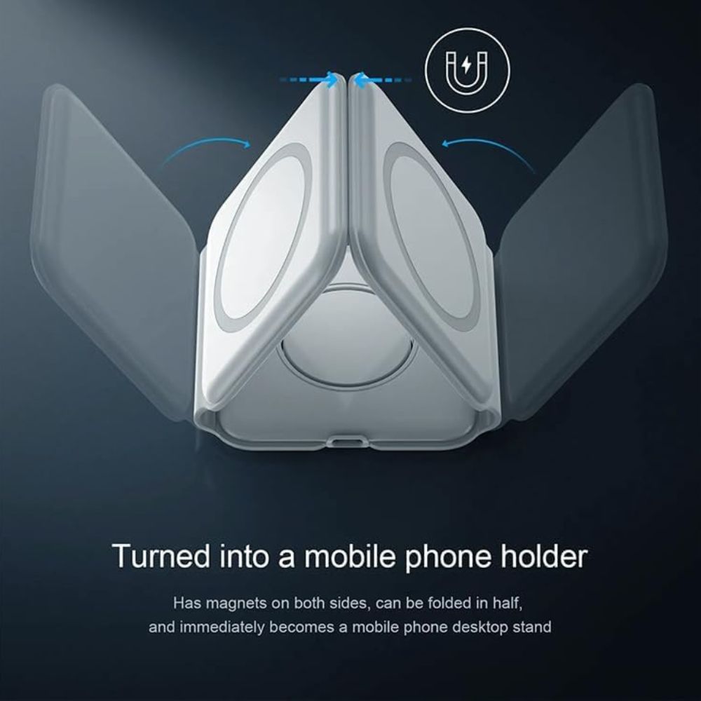 3-in-1 Magnetic Wireless Charging Pad – 15W