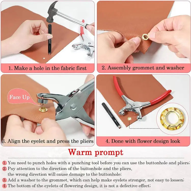 Metal Snap Button Press Machine – 50 Pcs