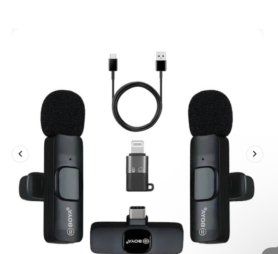 BOYA Wireless Live Microphone – 2-in-1