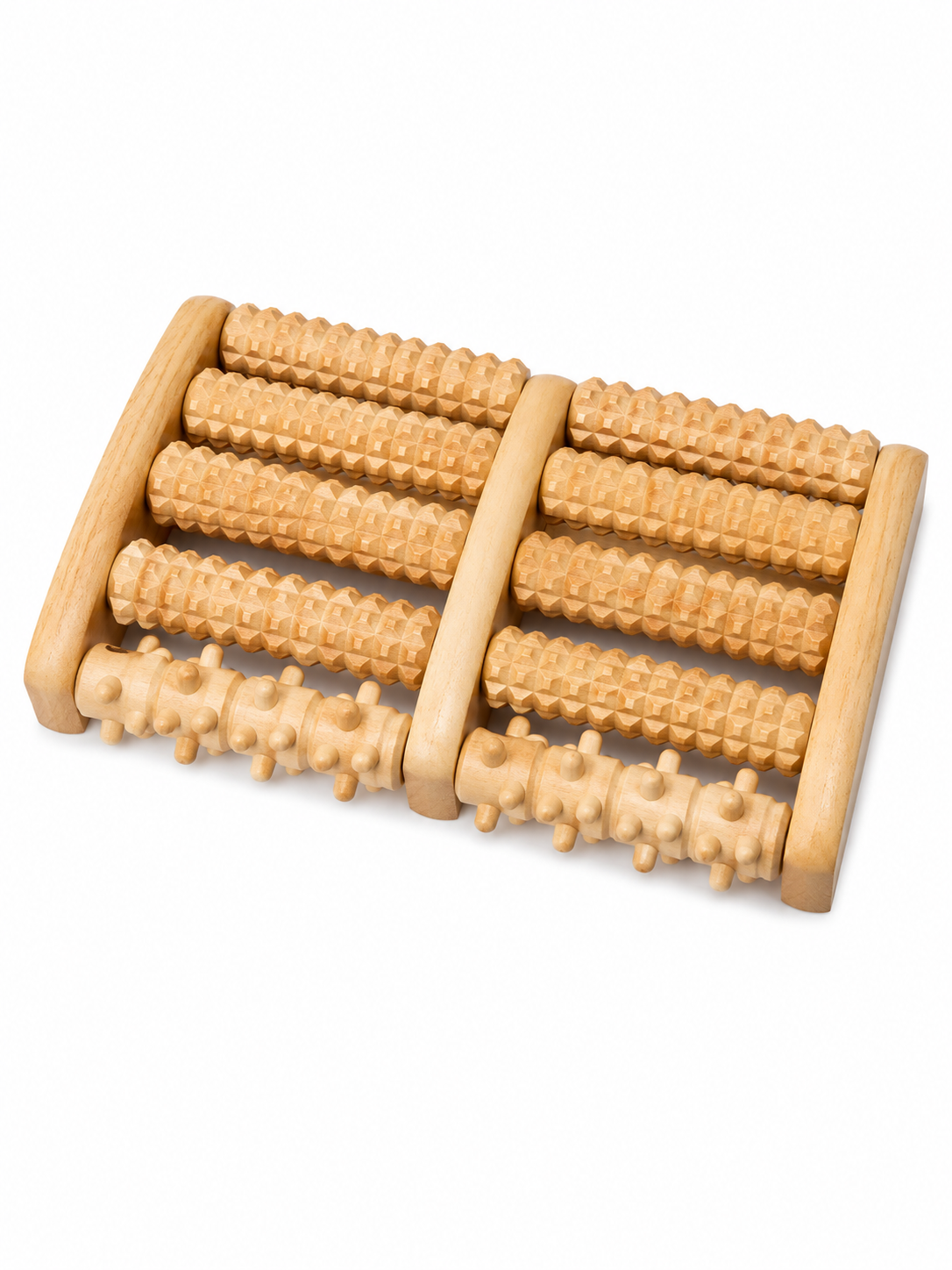 Wooden Roller Foot Massager