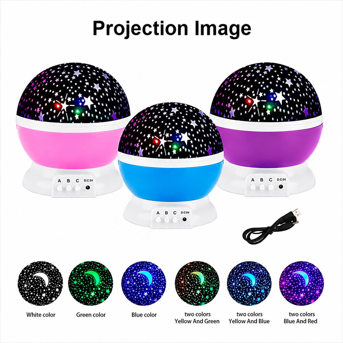 Starry Sky Star Projector Night Lamp